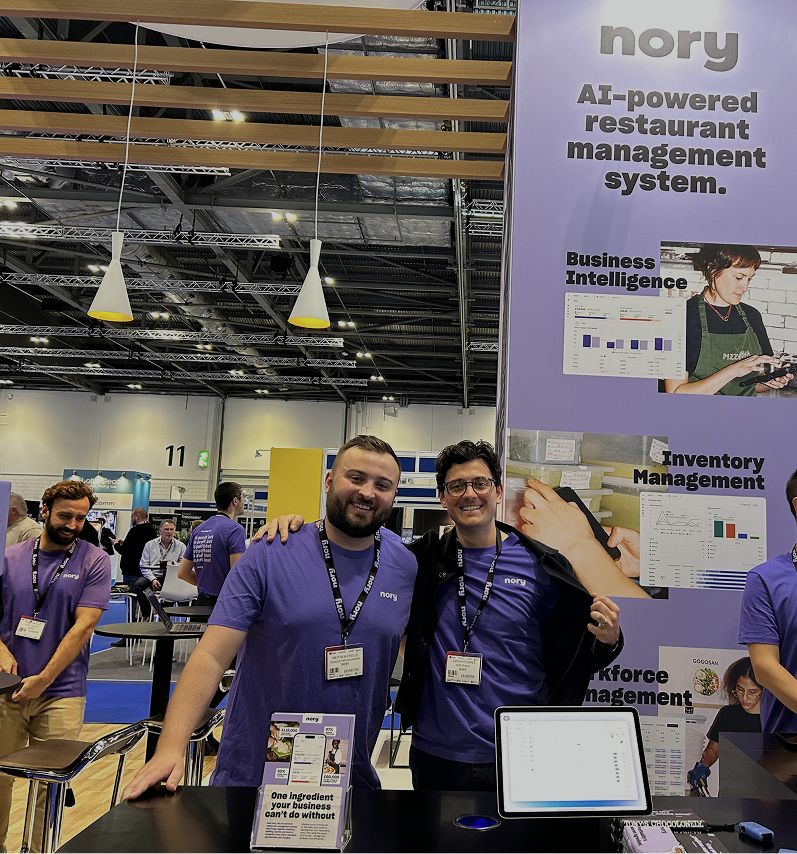 Nory trade show booth